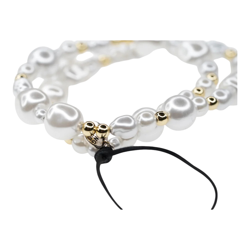 Strap de mano - Perlas Dorado