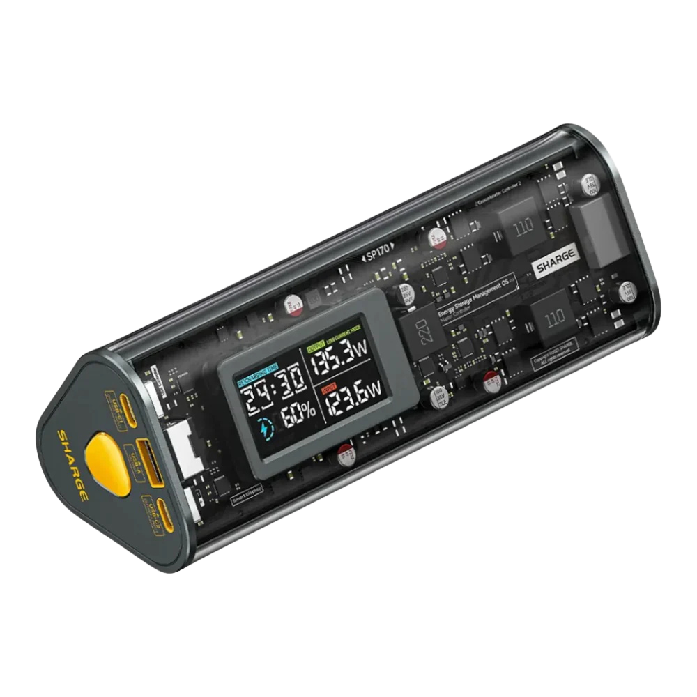 Bateria Portátil Sharge - Shargeek 170 24,000mAh Negro