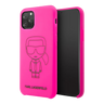 Estuche - Karl Lagerfeld silicone ikonik black outline pink iphone 11 color rosado