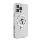 Estuche - Karl Lagerfeld hc magsafe ringstand kc white iphone 16 pro max